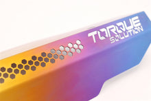 Load image into Gallery viewer, Torque Solution Engine Pulley Cover [Titanium Burnt Purple/Blue] - Subaru WRX 2002-2014 / STi 2004-2021 (+Multiple EJ Models)