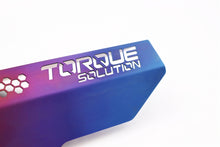 Load image into Gallery viewer, Torque Solution Engine Pulley Cover [Titanium Burnt Purple/Blue] - Subaru WRX 2002-2014 / STi 2004-2021 (+Multiple EJ Models)