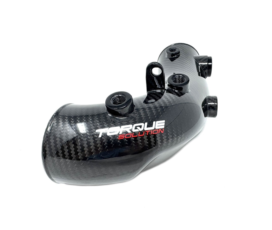 Torque Solution HD Carbon Fiber Hard Turbo Inlet [3in Inlet] - Subaru WRX 2002-2007 / STi 2004-2021