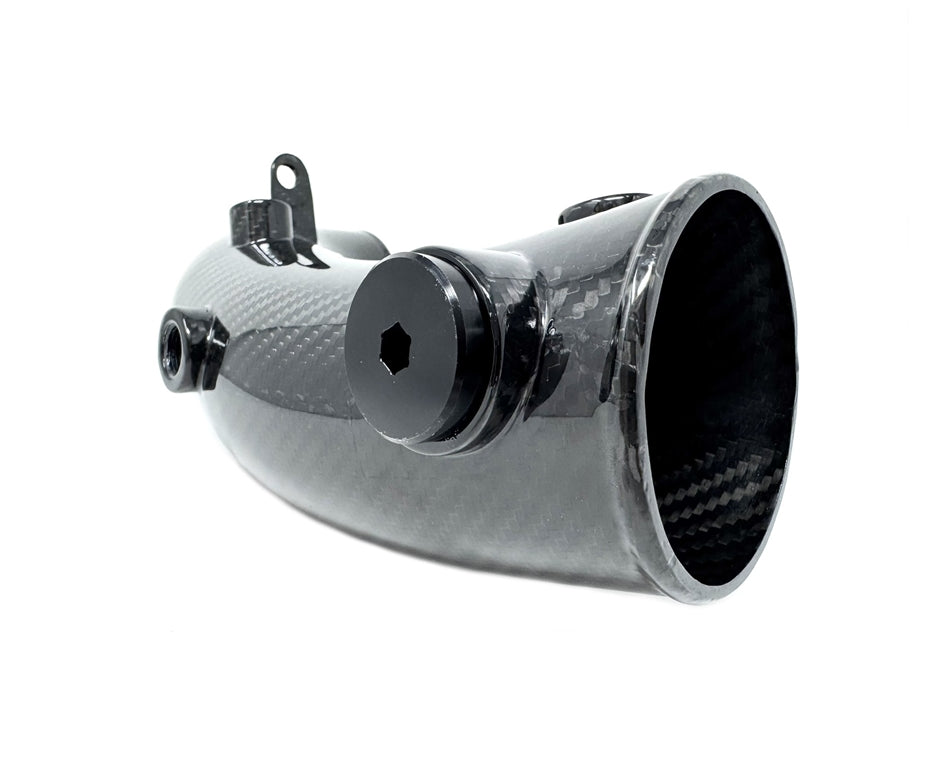 Torque Solution HD Carbon Fiber Hard Turbo Inlet [3in Inlet] - Subaru WRX 2002-2007 / STi 2004-2021