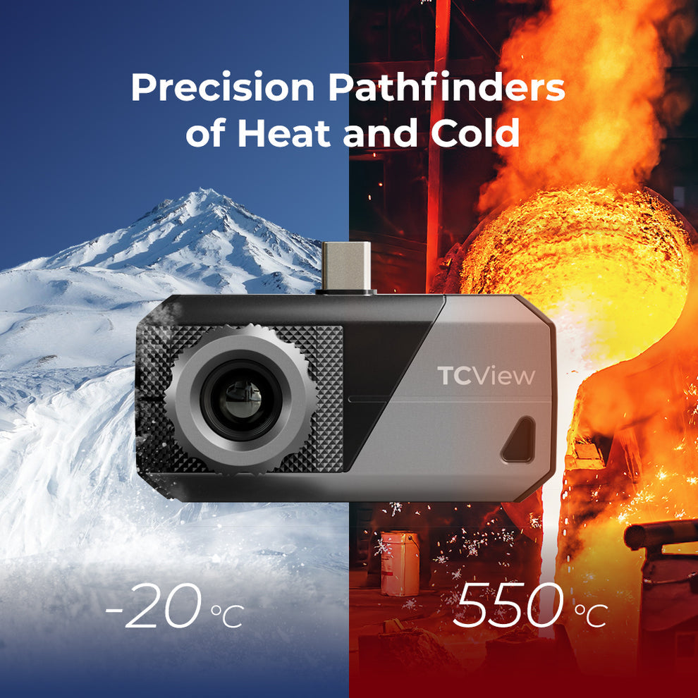 TOPDON TS001 Thermal Imaging Camera for Android Devices 9mm Adj. Lens