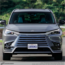 Load image into Gallery viewer, Carbonio No-Drill Front License Plate Mount - Lexus TX 2024-2027