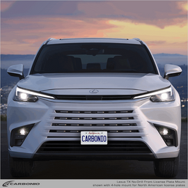 Carbonio No-Drill Front License Plate Mount - Lexus TX 2024-2027