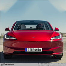 Load image into Gallery viewer, Carbonio No-Drill Front License Plate Mount - Tesla Model 3 2024-2027