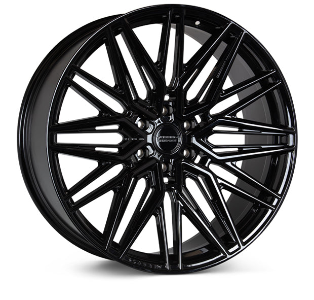 Vossen HF6-5 Hybrid Forged Super Deep Gloss Black Wheel - 6x139.7 22x10 -18