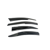 JDMuscle V4 Rain Guards / Window Visors [Plastic/Carbon Fiber] - Subaru WRX 2022-2025
