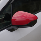 JDMuscle Mirror Covers Replacements | 2PC Set, Paint Matched / Gloss Black / Cherry Red - Subaru WRX 2022-2025