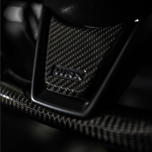 Load image into Gallery viewer, JDMuscle Tanso Carbon Fiber Steering Wheel Lower Trim Cover - Subaru WRX 2022-2025