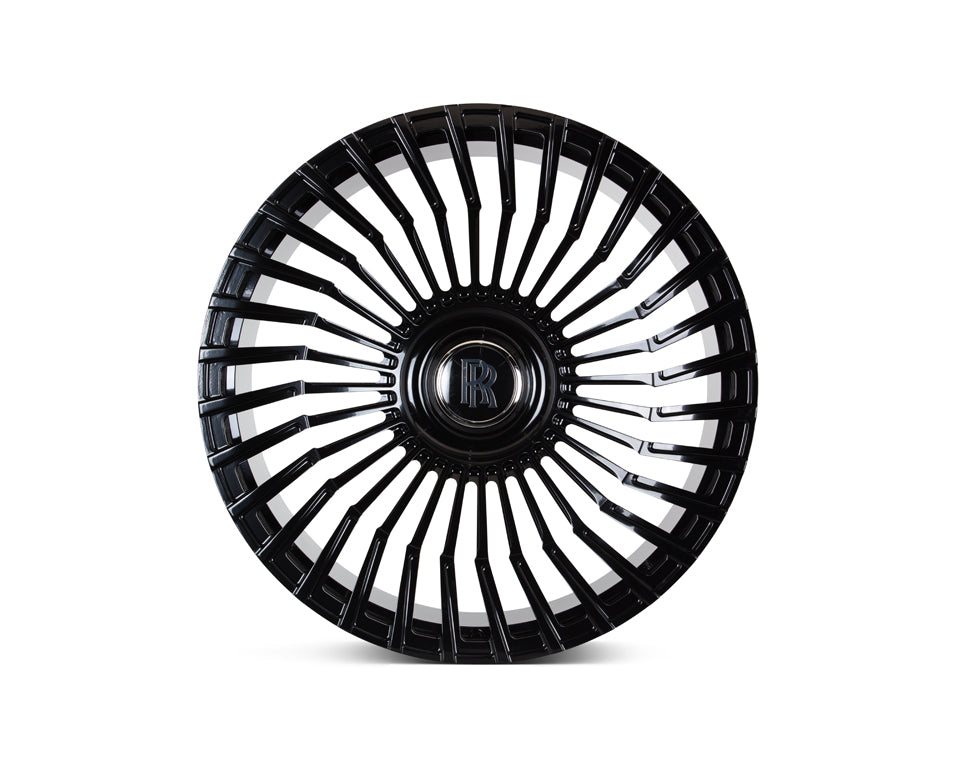 Vossen X Urban Automotive UV-5 Forged OEM Floating / Gloss Black Wheel - 5x112 24x10 +25 - Rolls-Royce Cullinan Front Fitment