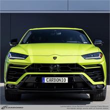 Load image into Gallery viewer, Carbonio No-Drill Front License Plate Mount - Lamborghini Urus 2018-2027