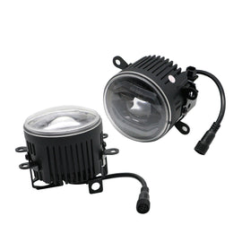 JDMuscle LED / Halo V2 DRL Fog Light Housings - Subaru WRX / STi 2015-2021 (+Multiple Fitments)