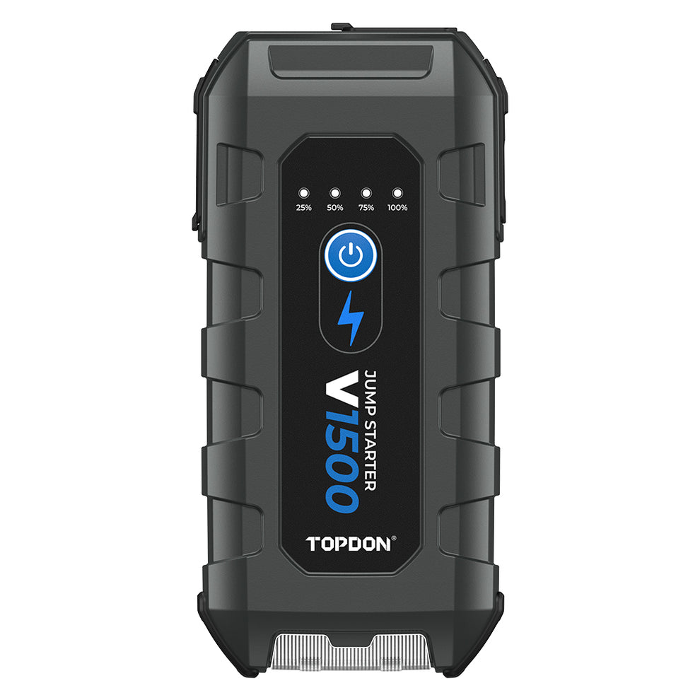 TOPDON V1500 Jump Starter & Booster, Power Bank & Flashlight