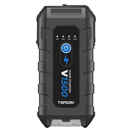 TOPDON 1500A Jump Starter & Booster, Power Bank & Flashlight