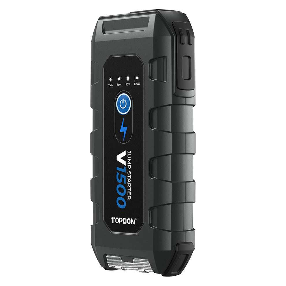 TOPDON V1500 Jump Starter & Booster, Power Bank & Flashlight