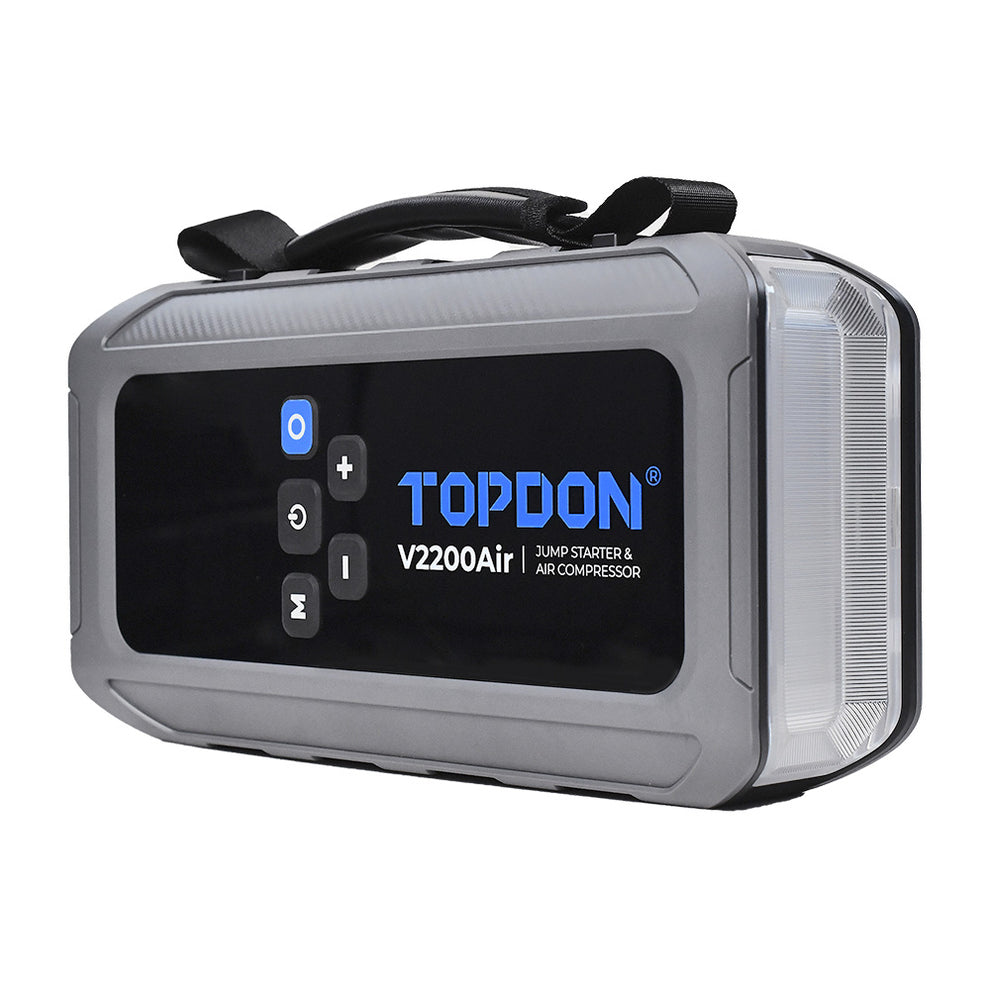 TOPDON V2200AIR 2-in-1 2200 Peak Amp Jump Starter & Tire Inflator