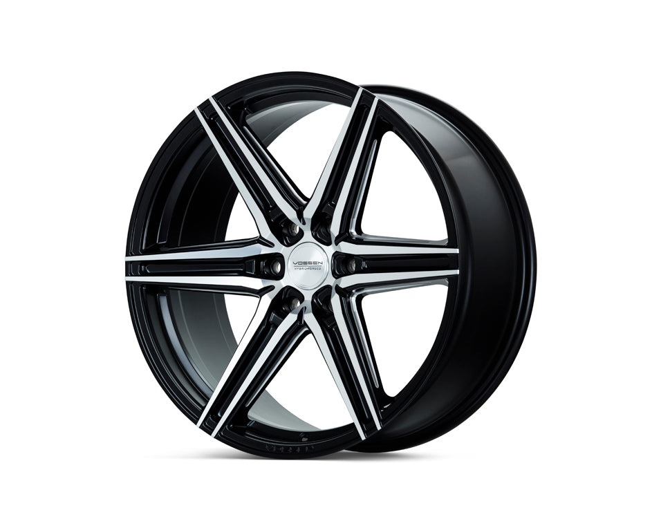 Vossen HF6-2 Hybrid Forged Deep Brushed Matte Black Wheel - 6x135 22x9.5 +20