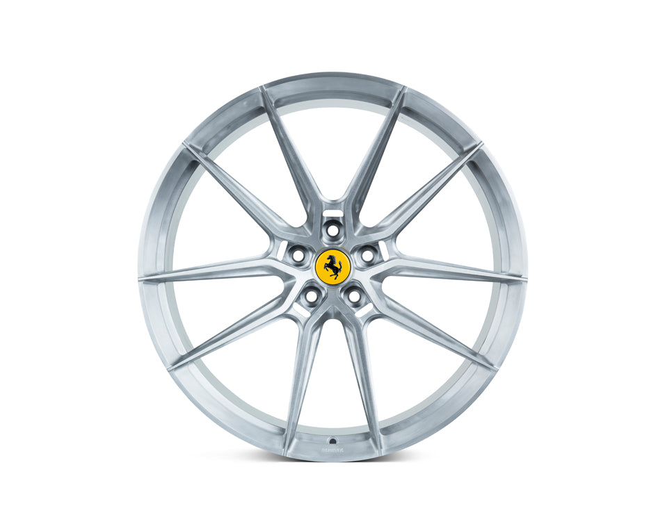 Vossen X Novitec NF9 Forged Brushed Gloss Clear Wheel - 21x10 +32 - Ferrari 812 Superfast / GTS Front Fitment