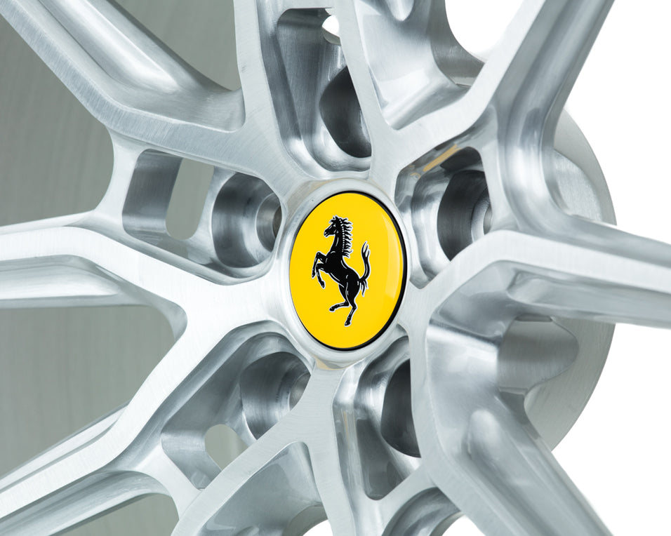 Vossen X Novitec NF9 Forged Brushed Gloss Clear Wheel - 21x10 +32 - Ferrari 812 Superfast / GTS Front Fitment