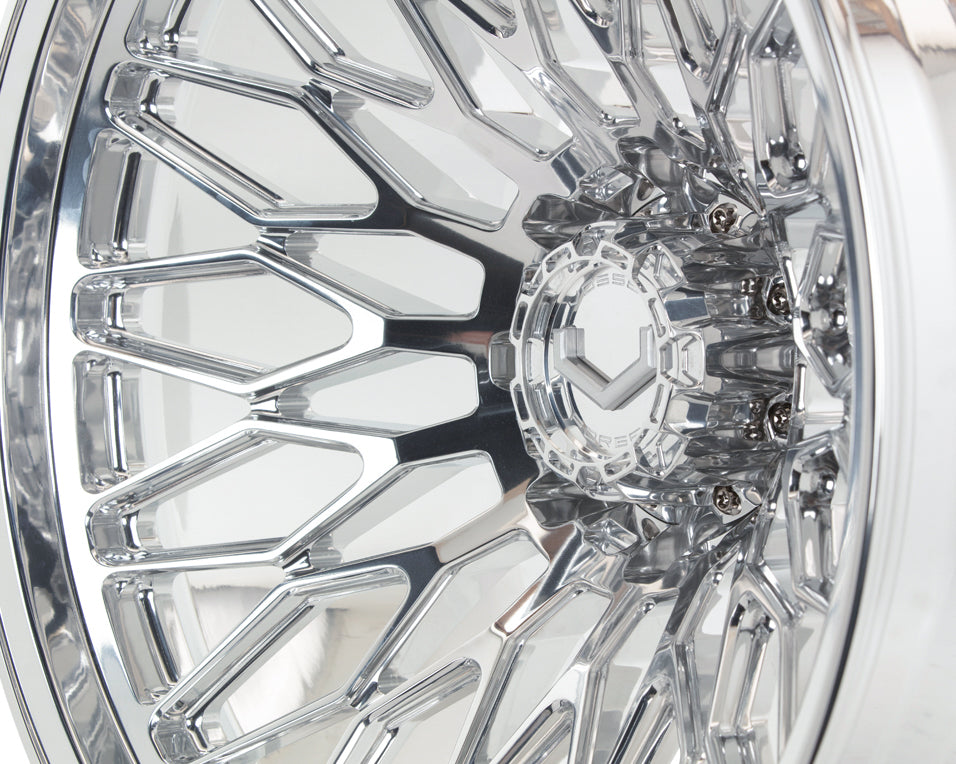 Vossen GNX-02 Forged Super Deep Satin Black Wheel - 8x165 22x10 +18 - 2025 Hummer EV Fitment