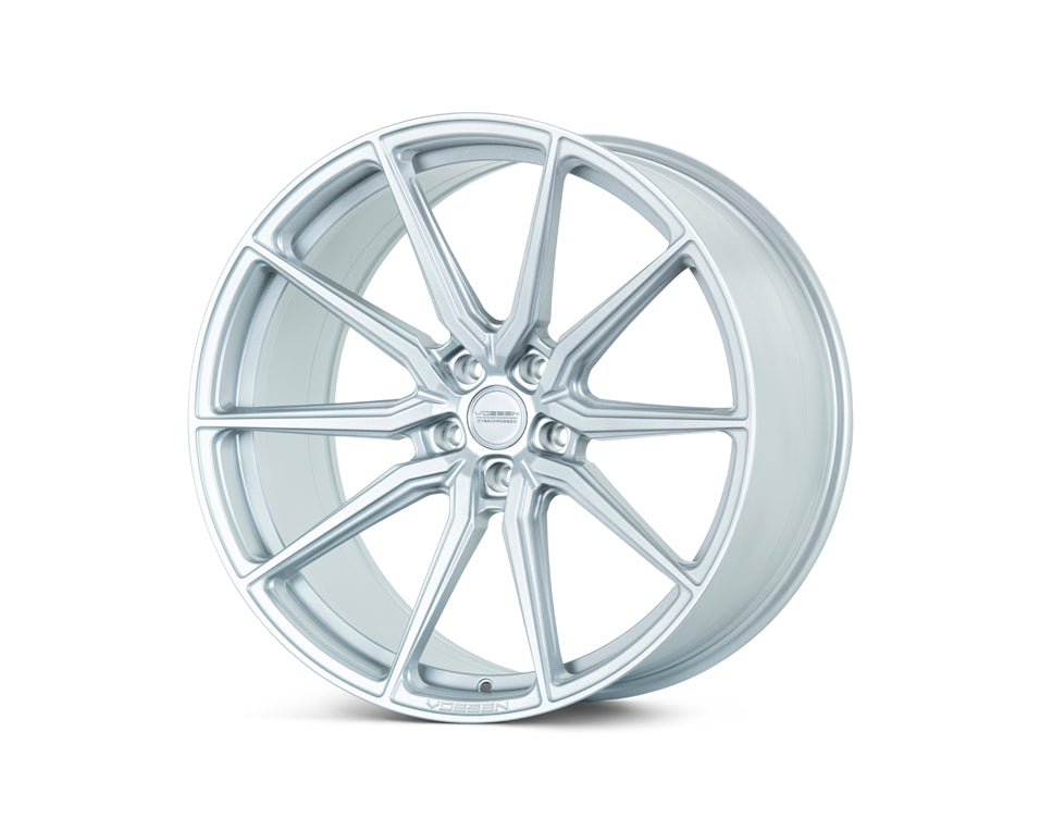 Vossen HF-3 Hybrid Forged Deep Satin Silver Wheel - 5x127 20x9.5 +25