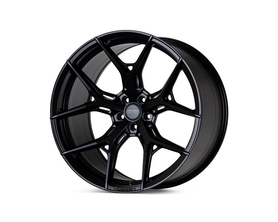 Vossen HF5 Hybrid Forged Satin Black Super Deep Wheel - 5x112 22x12 +30