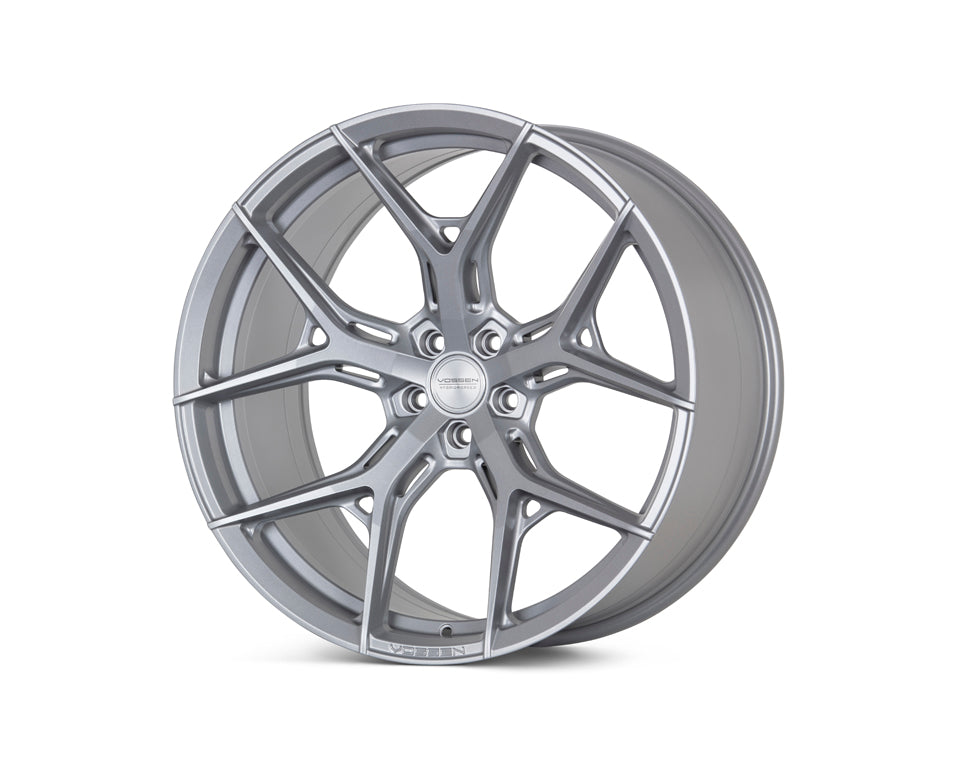 Vossen HF-5 Hybrid Forged Deep Satin Silver Wheel - 5x114.3 22x10.5 +32