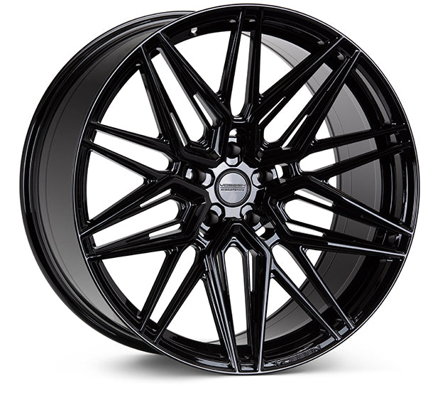 Vossen Gloss Black Hybrid Forged HF7 Wheel - 5x120 21x11 +38