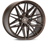 Vossen HF-7 Hybrid Forged Flat Satin Bronze Wheel - 5x130 22x10 +47