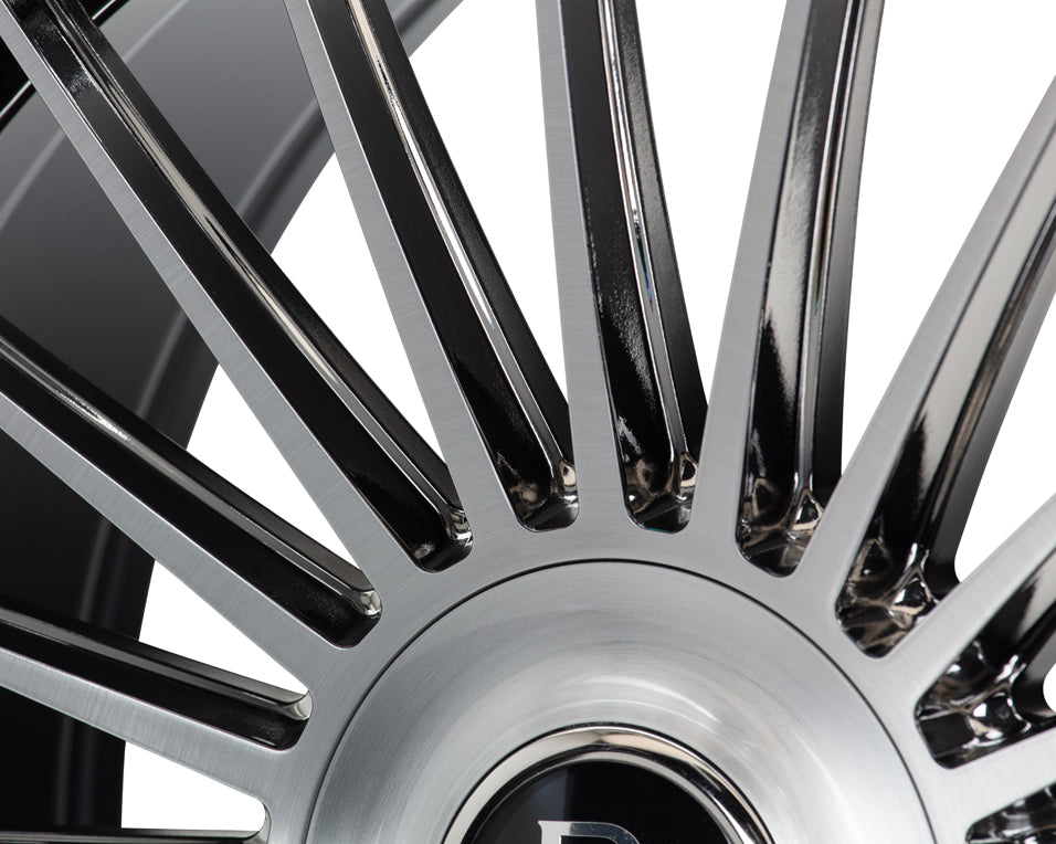 Vossen HF-8 Hybrid Forged Deep EMC Polished / Brushed Wheel - 5x130 24x10 +15
