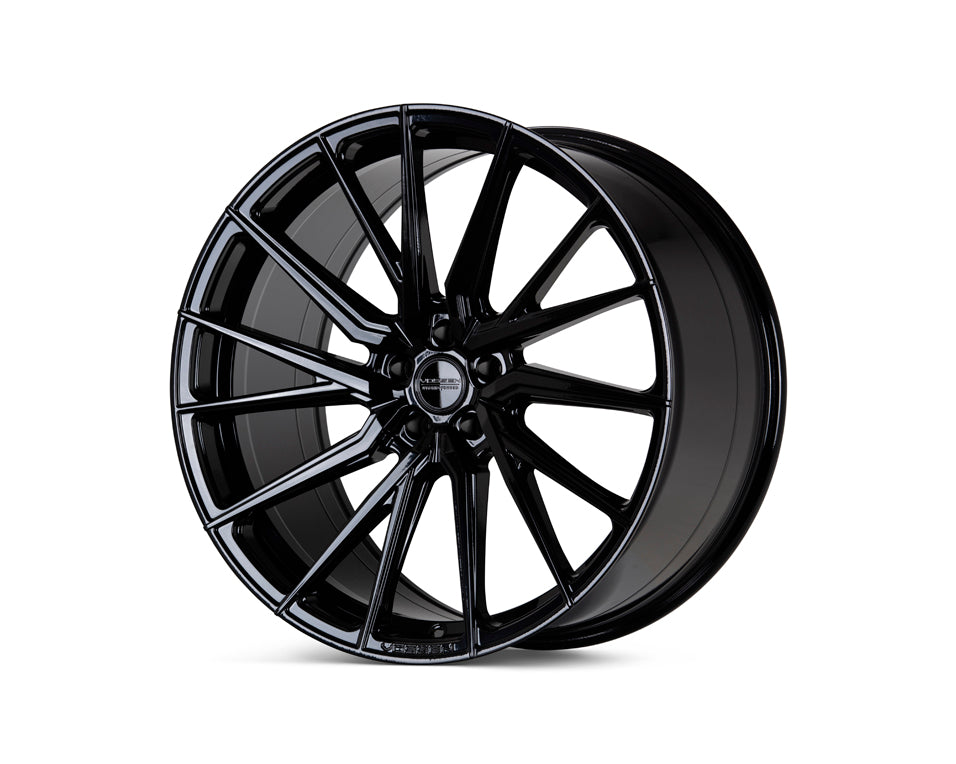 Vossen HF-4T Hybrid Forged Deep Gloss Black Left Side Wheel - 5x112 21x9.5 +19