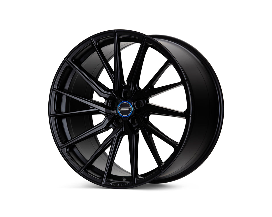 Vossen HF-4T Hybrid Forged Flat Satin Black Right Side Wheel - 5x130 22x10 +47 - Audi e-tron Fitment