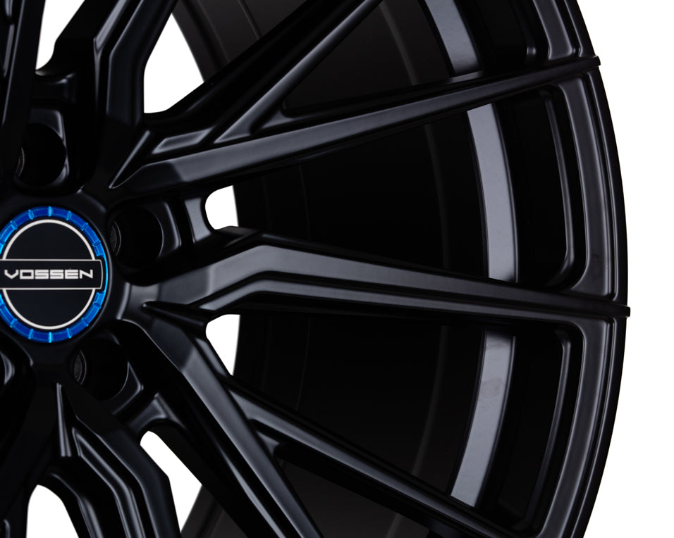 Vossen HF-4T Hybrid Forged Flat Satin Black Right Side Wheel - 5x120 22x9 +25