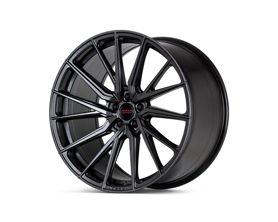 Vossen HF-4T Hybrid Forged Deep Anthracite Left Side Wheel - 5x120 20x10 +25 - Tesla Model S Plaid Fitment