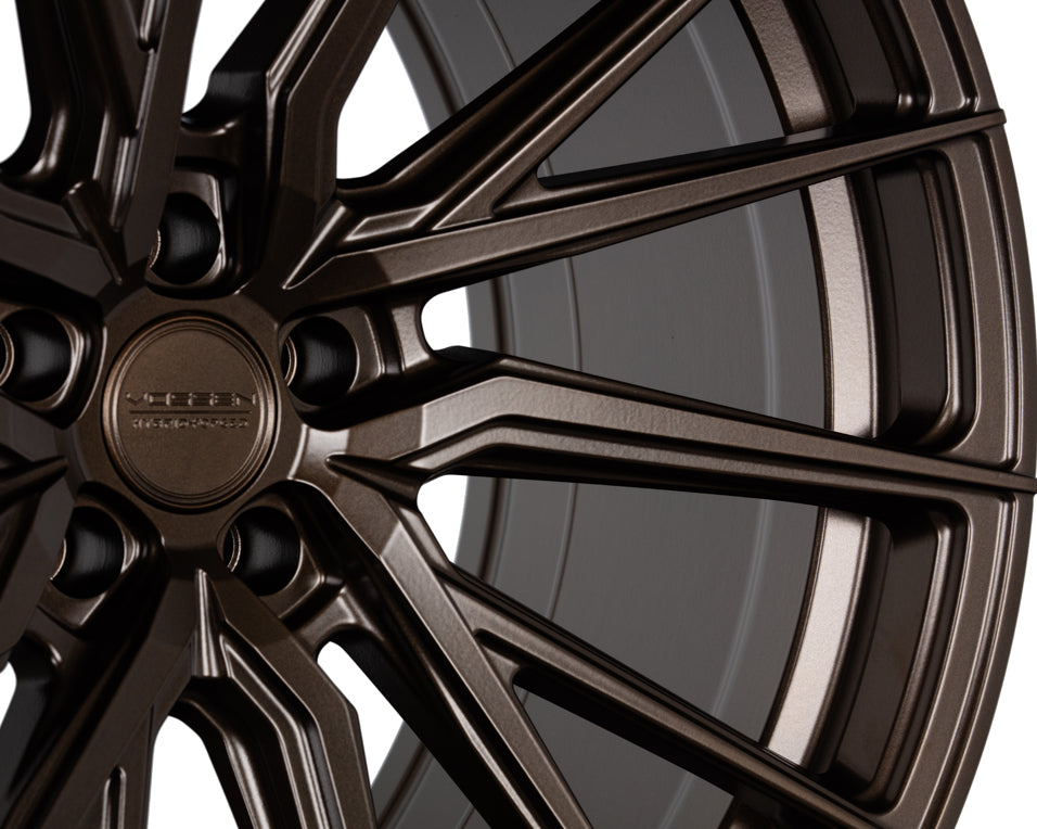 Vossen HF-4T Hybrid Forged Flat Satin Bronze Left Side Wheel - 5x120 20x9 +35