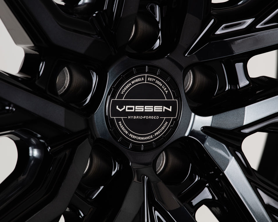 Vossen HF-4T Hybrid Forged Deep Tinted Gloss Black Left Side Wheel - 5x112 20x10.5 +42
