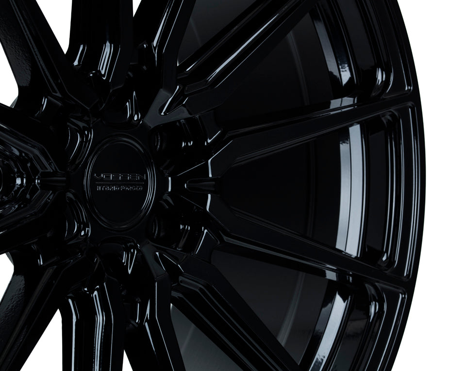 Vossen HF6-1 Hybrid Forged Deep Gloss Black Wheel - 6x135 22x9.5 +30