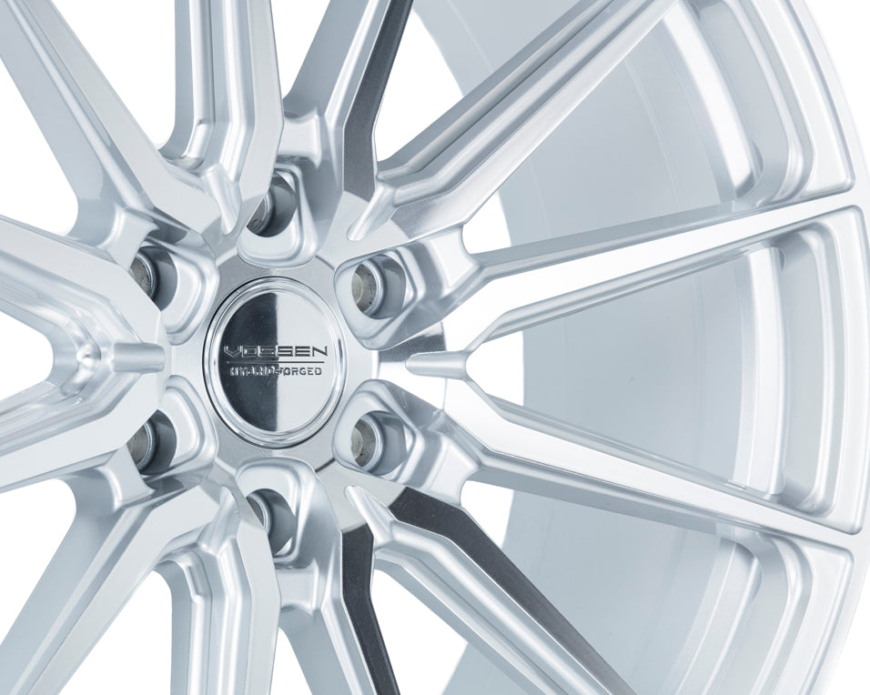 Vossen HF6-1 Hybrid Forged Deep Silver Polished Wheel - 6x135 24x10 +25