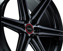 Load image into Gallery viewer, Vossen HF6-2 Hybrid Forged Deep Tinted Gloss Black Wheel - 6x135 22x9.5 +20