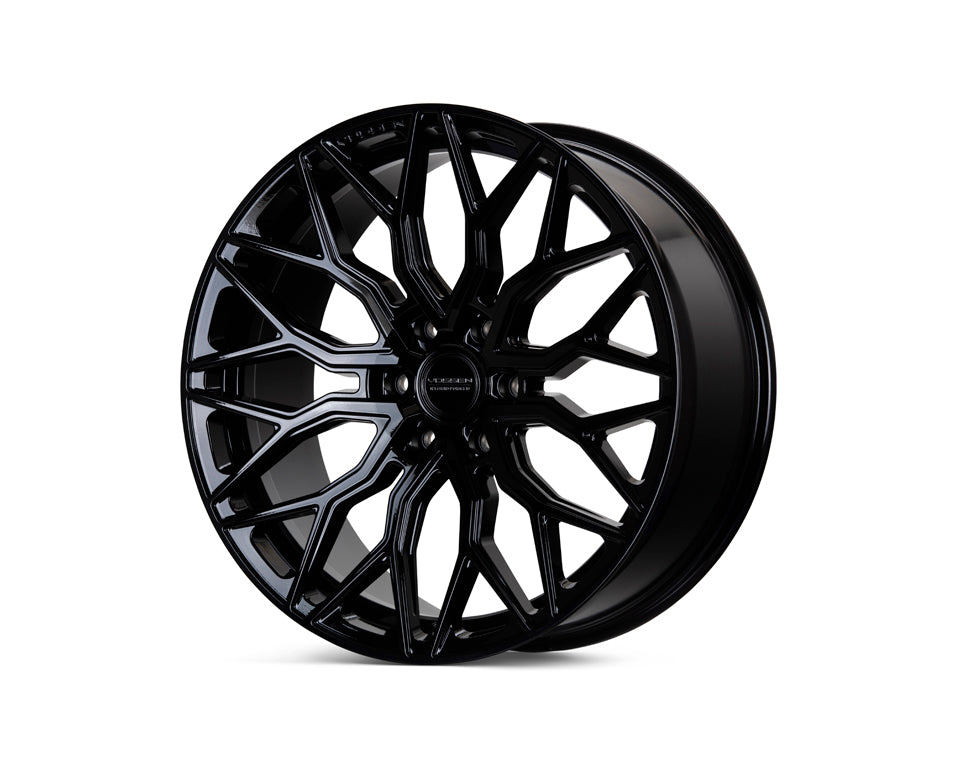 Vossen HF6-3 Hybrid Forged Deep Gloss Black Wheel - 6x139.7 24x10 +25