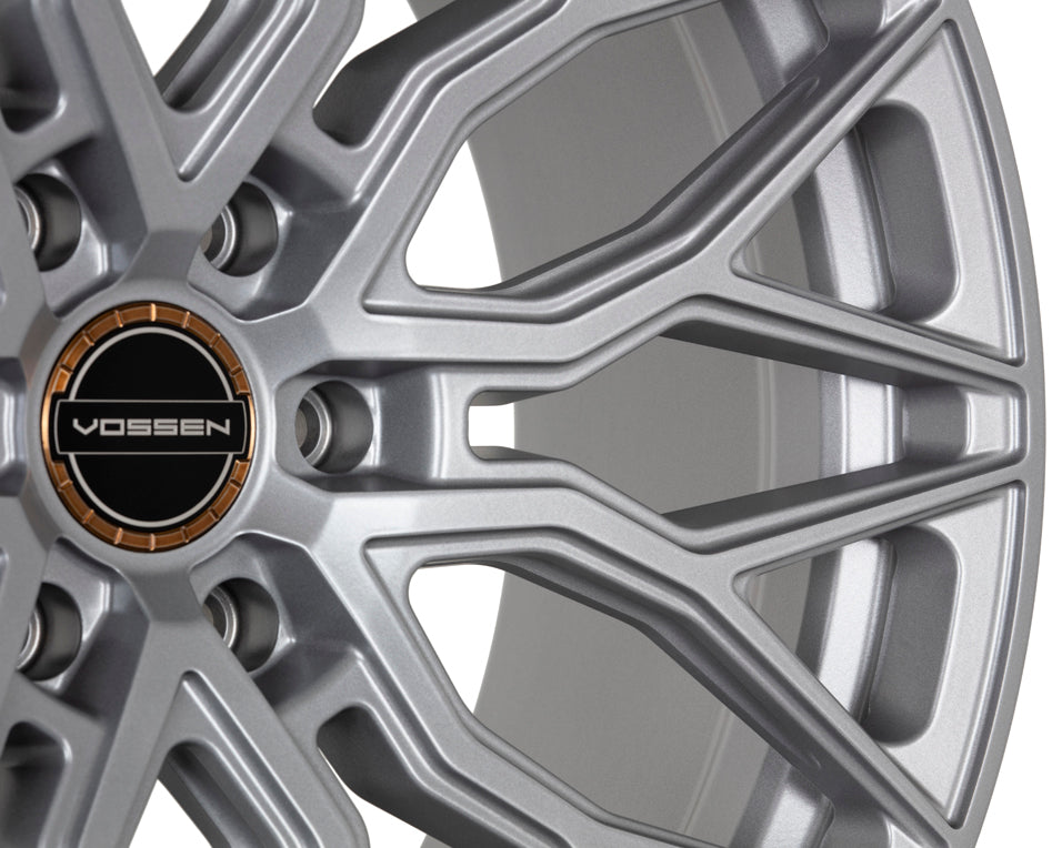 Vossen HF6-3 Hybrid Forged Satin Silver Wheel - 6x139.7 24x10 +25