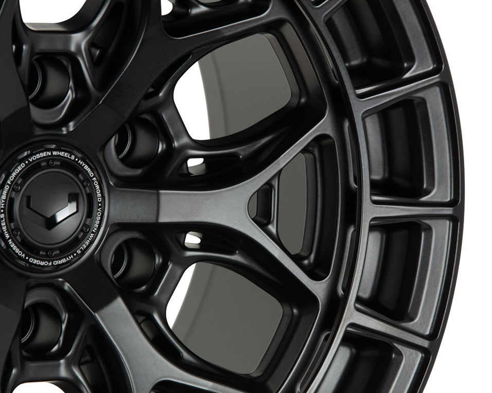 Vossen HFX-1 Hybrid Forged X Deep Satin Black Wheel - 5x112 21x10.5 +40