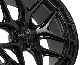 Vossen HFX-1 Hybrid Forged X Deep Satin Black Wheel - 5x114.3 20x10 +30