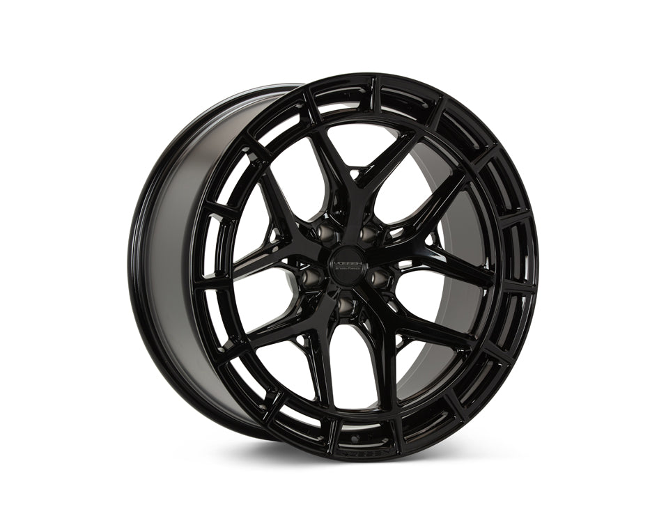 Vossen HFX-1 Hybrid Forged X Super Deep Gloss Black Wheel - 5x112 22x11 +18