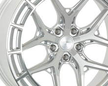 Load image into Gallery viewer, Vossen HFX-1 Hybrid Forged X Deep Silver Polished Wheel - 5x114.3 20x10.5 +45