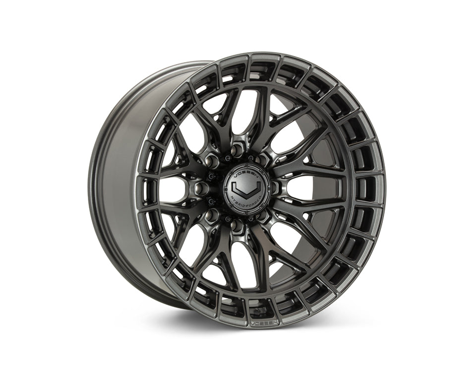 Vossen HFX-1 Hybrid Forged X Deep Matte Gunmetal Wheel - 8x180 20x9 +0