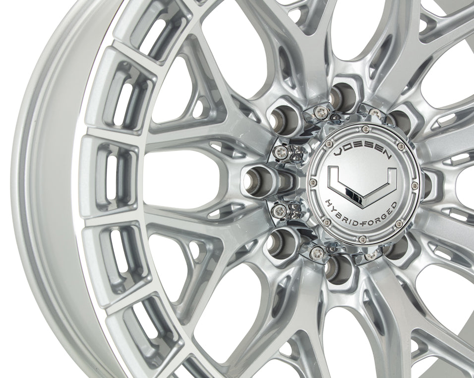 Vossen HFX-1 Hybrid Forged X Deep Silver Polished Wheel - 8x170 20x9 +18