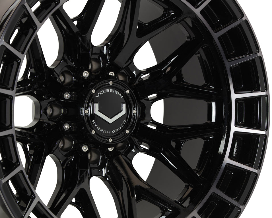 Vossen HFX-1 Hybrid Forged X Deep Tinted Gloss Black Wheel - 8x170 20x9 +18