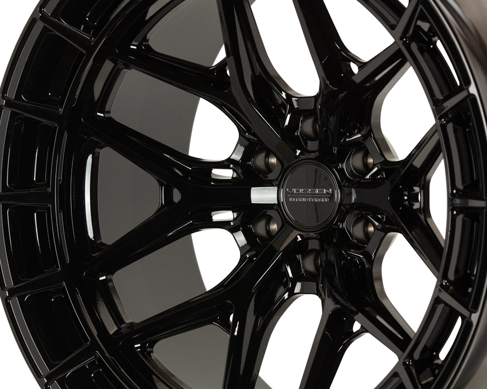 Vossen HFX-1 Hybrid Forged X Deep Gloss Black Wheel - 6x135 24x10 +0
