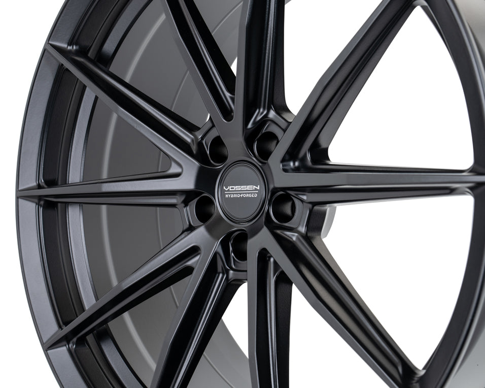 Vossen HFX-2 Hybrid Forged X Deep Satin Black Wheel - 6x135 24x10 +25