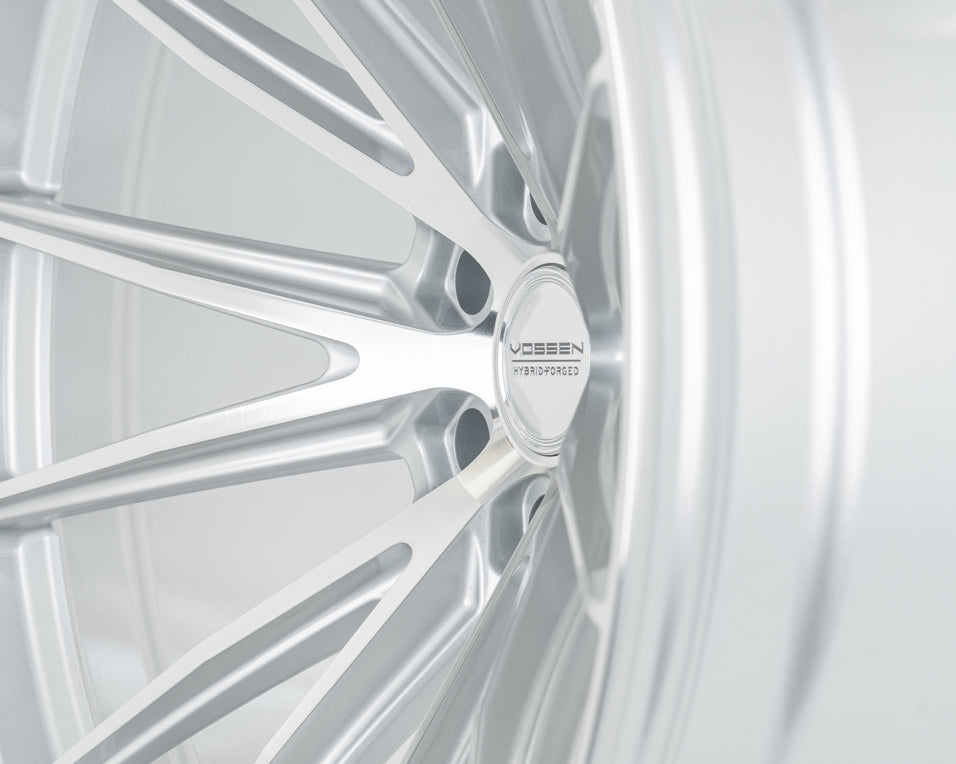 Vossen HFX-2 Hybrid Forged X Mid Silver Polished Wheel - 6x139.7 18x8.5 +35